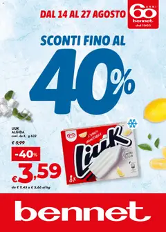Anteprima Volantino bennet	 valida dal 14/08/2025