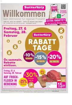 Vorschau Sutterlüty Flugblatt gültig ab 26.02.2026