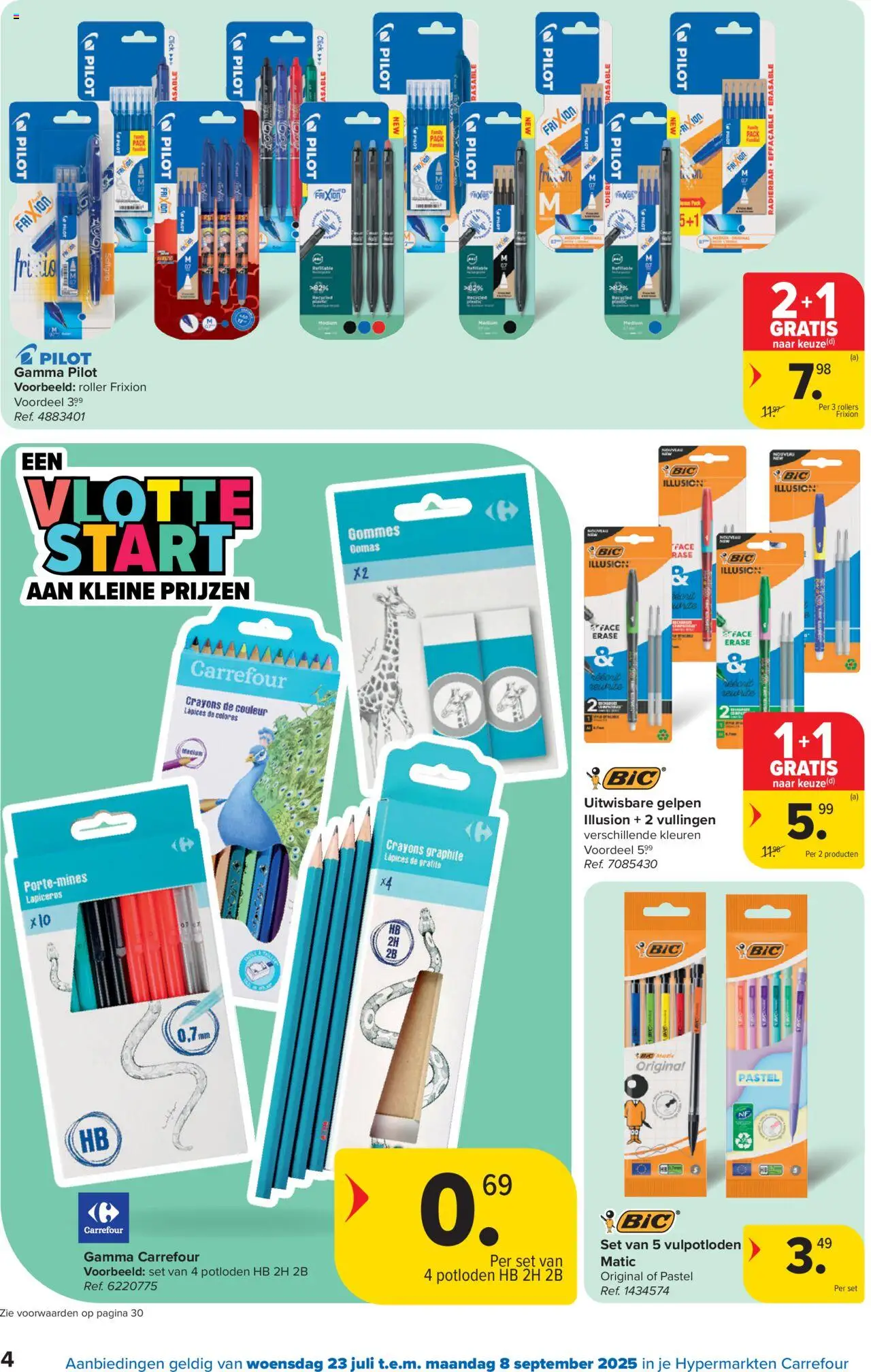 Carrefour - Hypermarkten Back to School - pagina 4- geldig vanaf 23/07/2025
