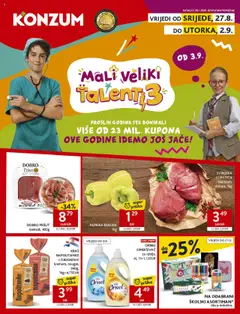 Előnézet Konzum HR Akciós újság érvényes 2025.08.27.-tól