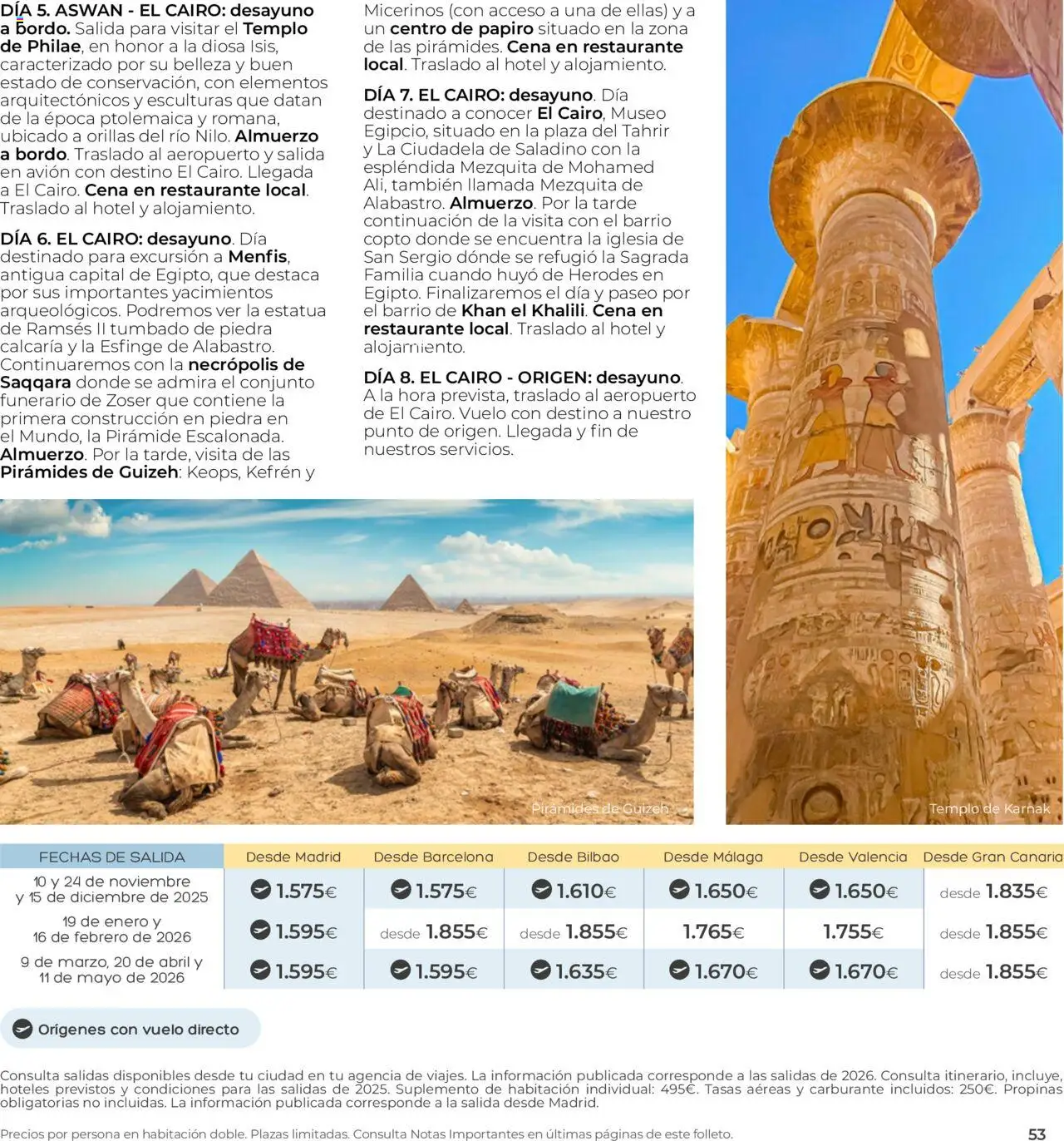 Viajes El Corte Inglés - Club de Vacaciones - Vacaciones Económicas Personalizado - Página de 53 - Válido desde 01/09/2025