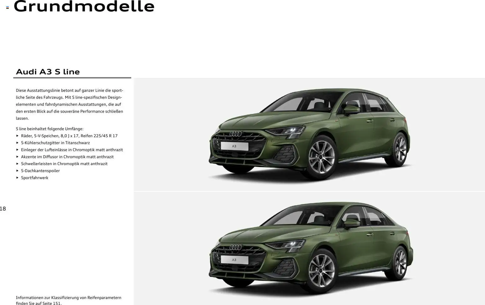 Audi A3 - Seite 18 - gültig ab 28.10.2025