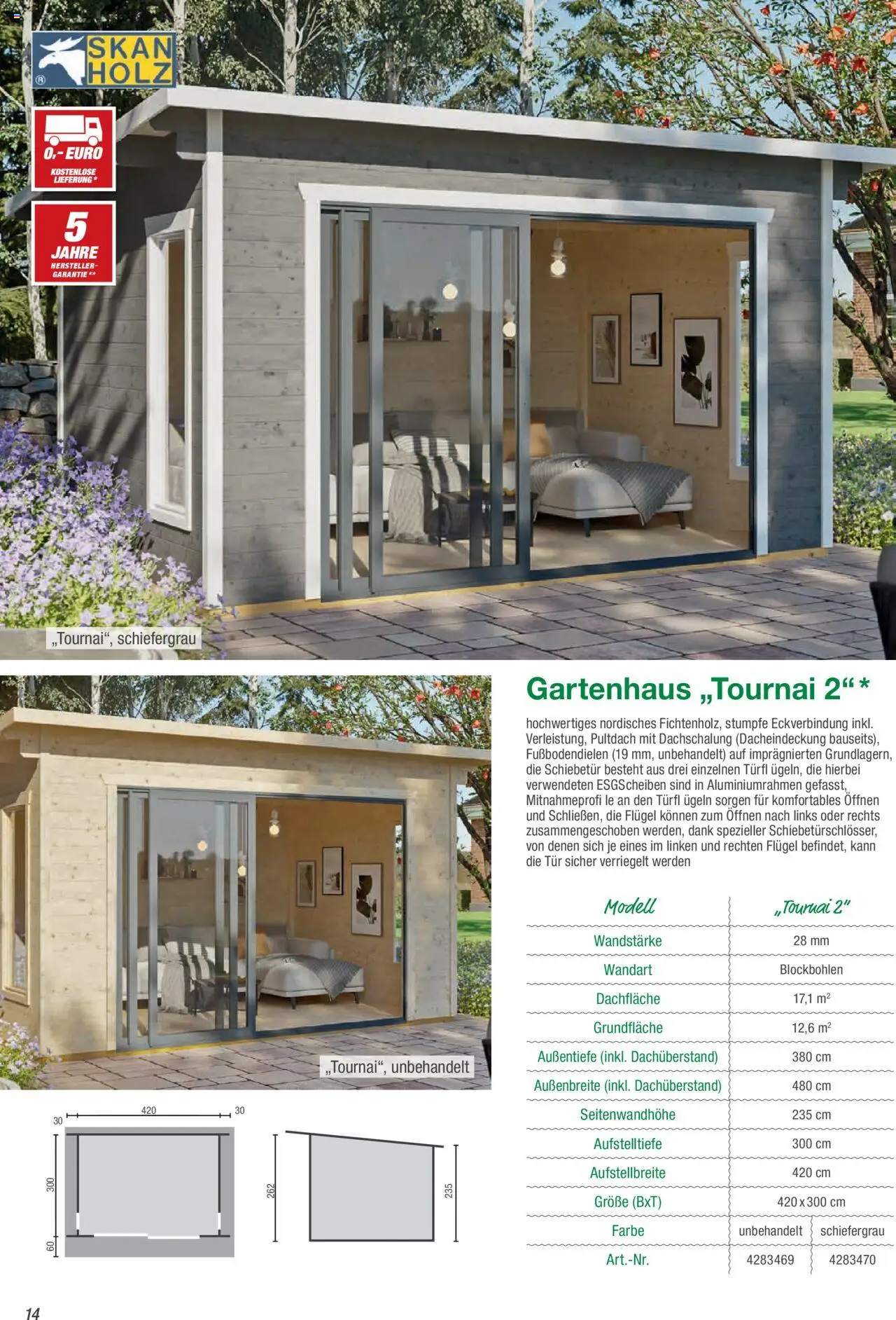 Toom Baumarkt Gartenhäuser & Carports  - Seite 14 - gültig ab 01.01.2025