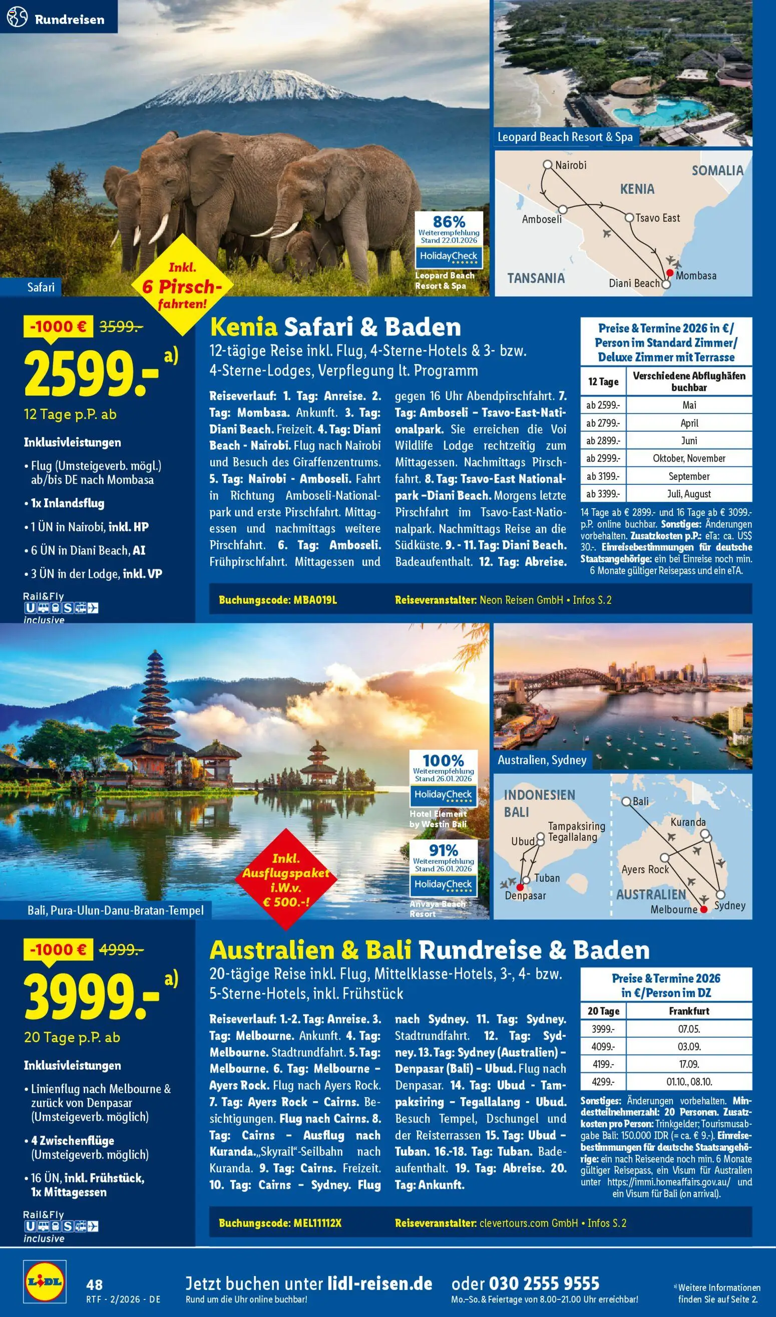 Lidl Reisen Prospekt 	 - Seite 48 - gültig ab 14.02.2026
