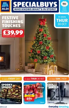 Aldi - Weekly offers UK Specialbuys valid from 30/10/2025