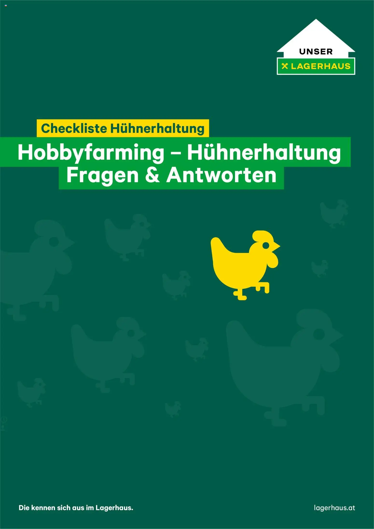Lagerhaus  Checkliste Hobbyfarming Huehnerhaltung - Seite 1- gültig ab 12.11.2025