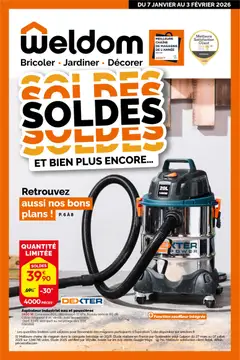 Aperçu Weldom - Soldes et bien plus encore valable à partir du 07/01/2026