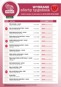 Podgląd Makro Gazetka - Wybrane oferty tygodnia w dostawie ważny od 20.12.2025