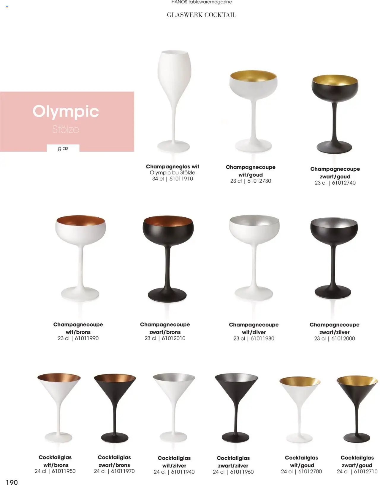 Hanos - Tableware magazine 2025-2026 - page 190- valid from 01-09-2025