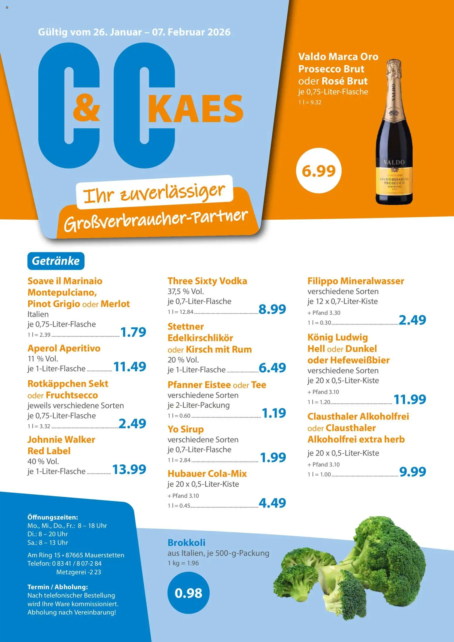 C&C Prospekt - Seite 1 - gültig ab 26.01.2026