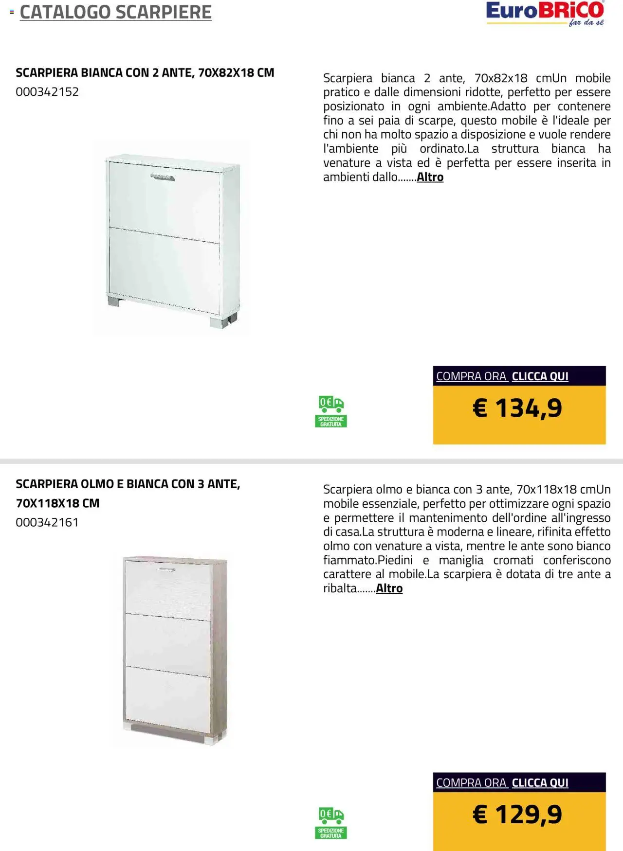 Eurobrico Scarpiere catalogo - pagina 10 - valido dal 23/07/2025