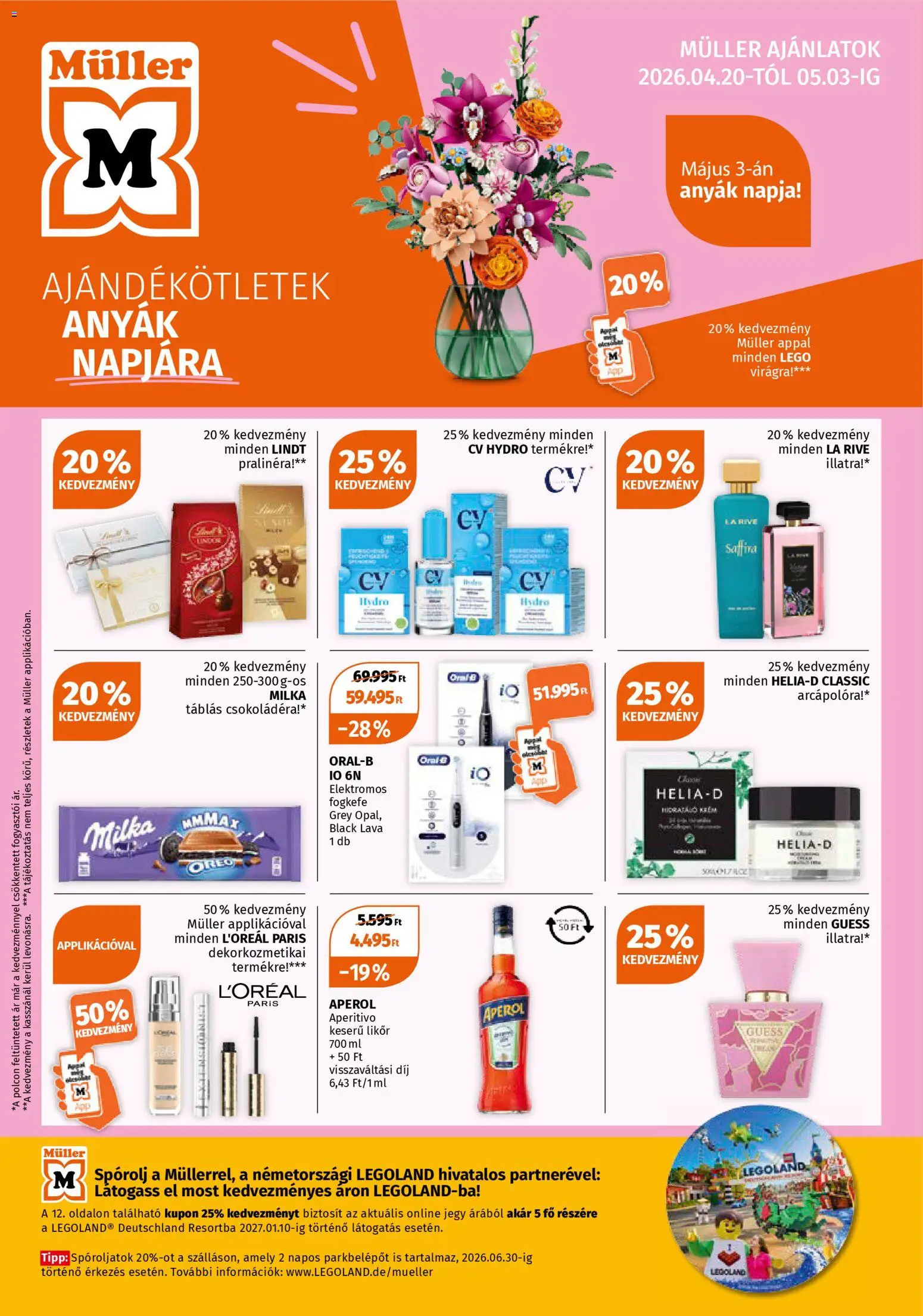 Müller akciós újság - 1oldal - érvényes 2026.04.20.-tól
