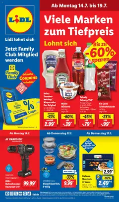 Vorschau Lidl Prospekt 	 gültig ab 14.07.2025