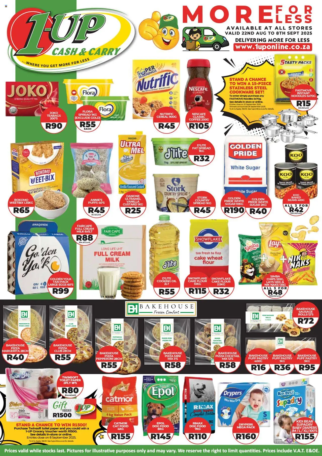 1UP Cash & Carry Specials - page 1- valid from 22/08/2025