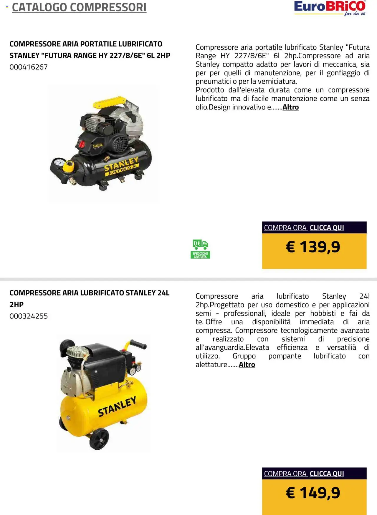 Eurobrico Compressori catalogo - pagina 19 - valido dal 23/07/2025