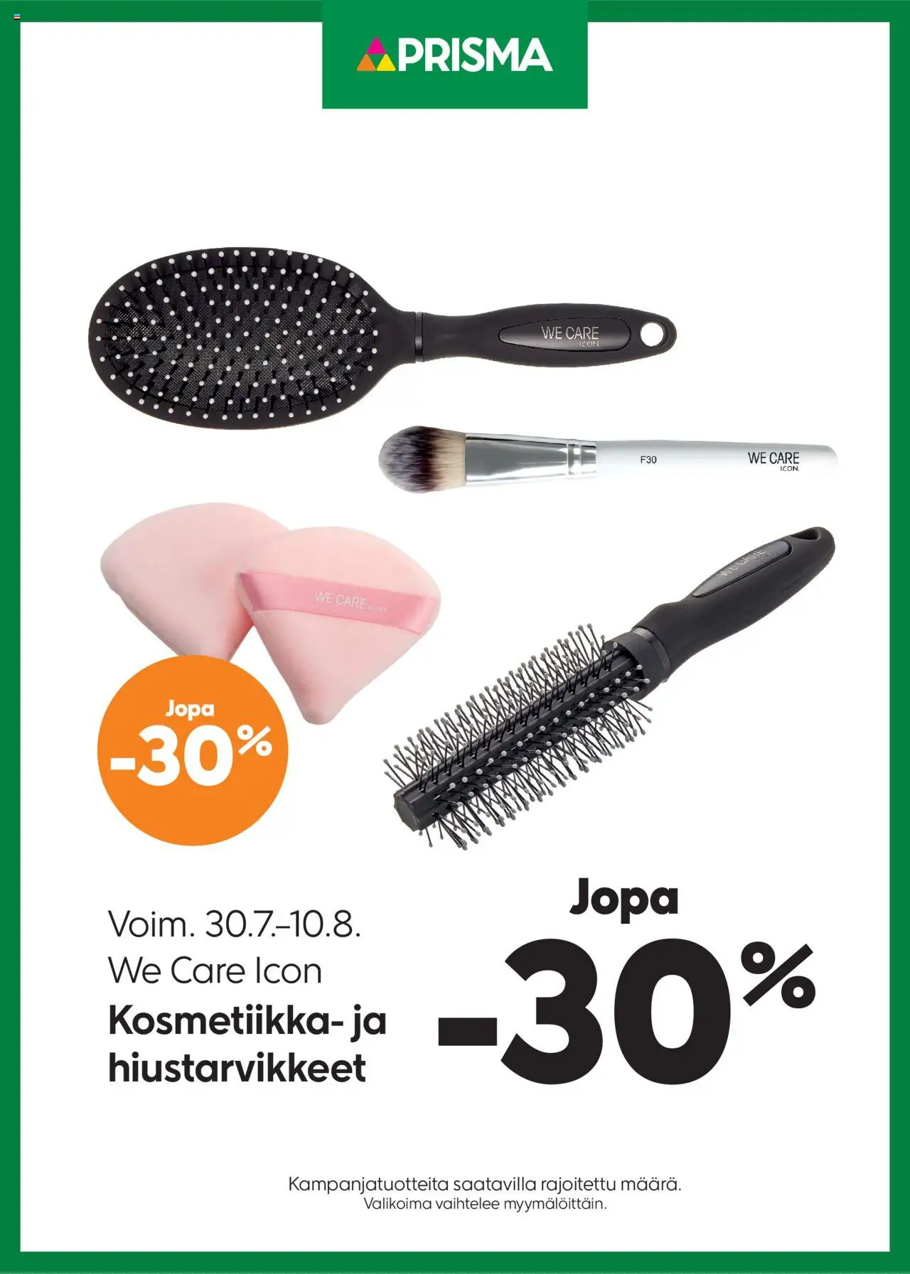 Prisma tarjoukset We Care Icon - sivu 1- voimassa alkaen 30/07/2025