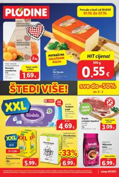 Plodine katalog od 01.10.2025