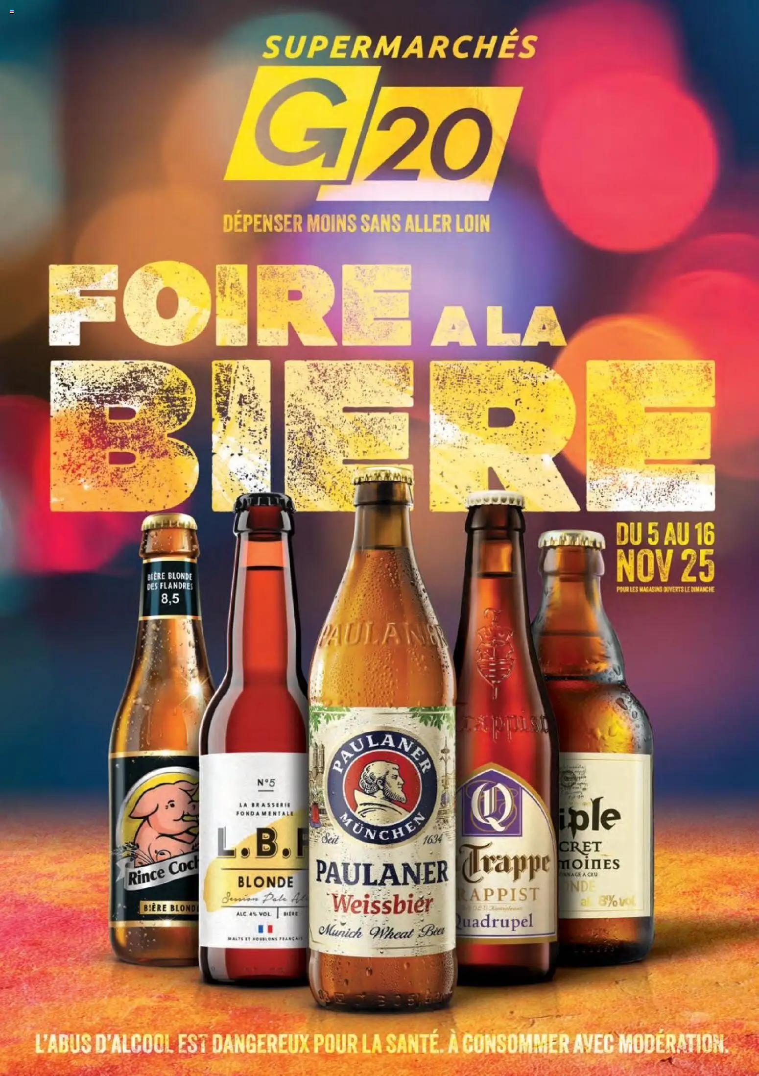 G20 Supermarchés catalogue - page 1 - valable à partir du 05/11/2025