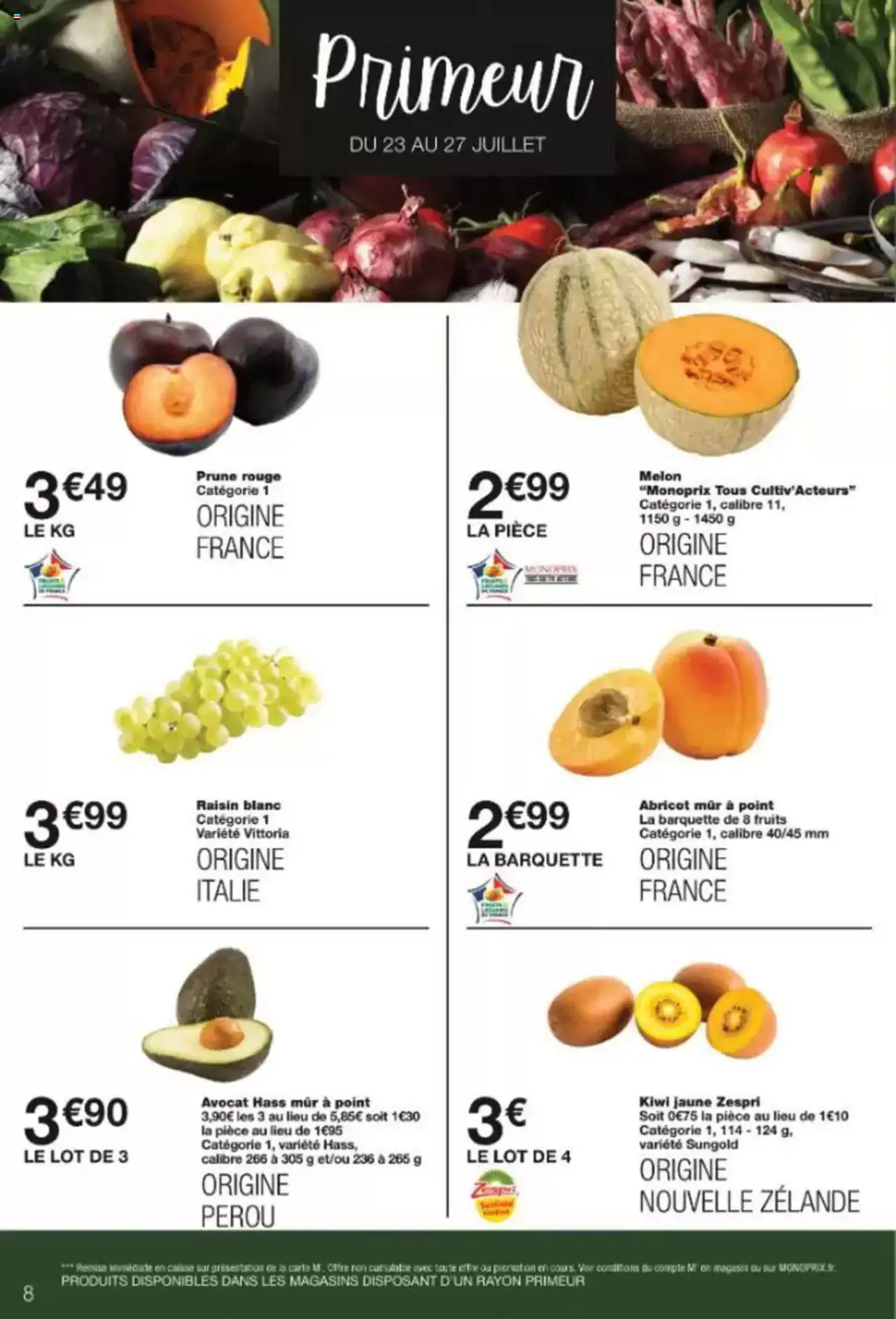 Monoprix catalogue - page 8 - valable à partir du 15/07/2025