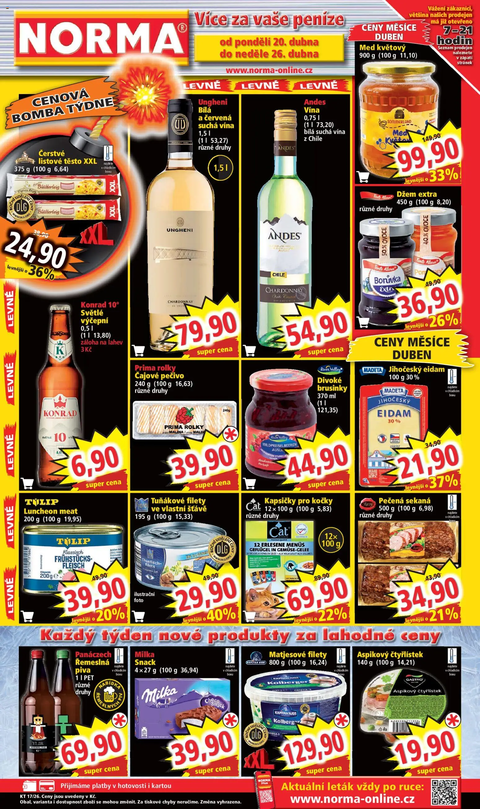 Norma leták - strana 1- platný od 20.04.2026