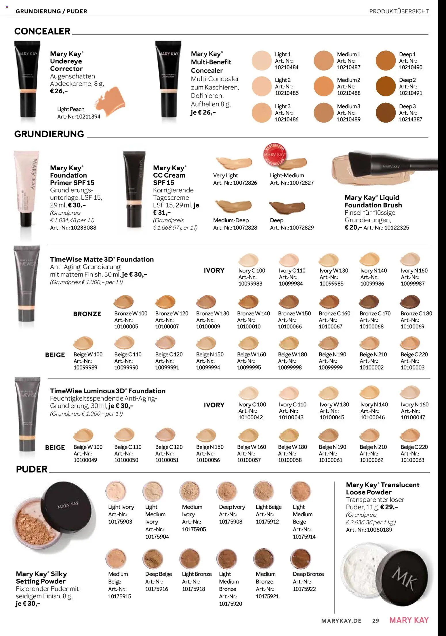 Mary Kay Katalog - Seite 29 - gültig ab 15.01.2026