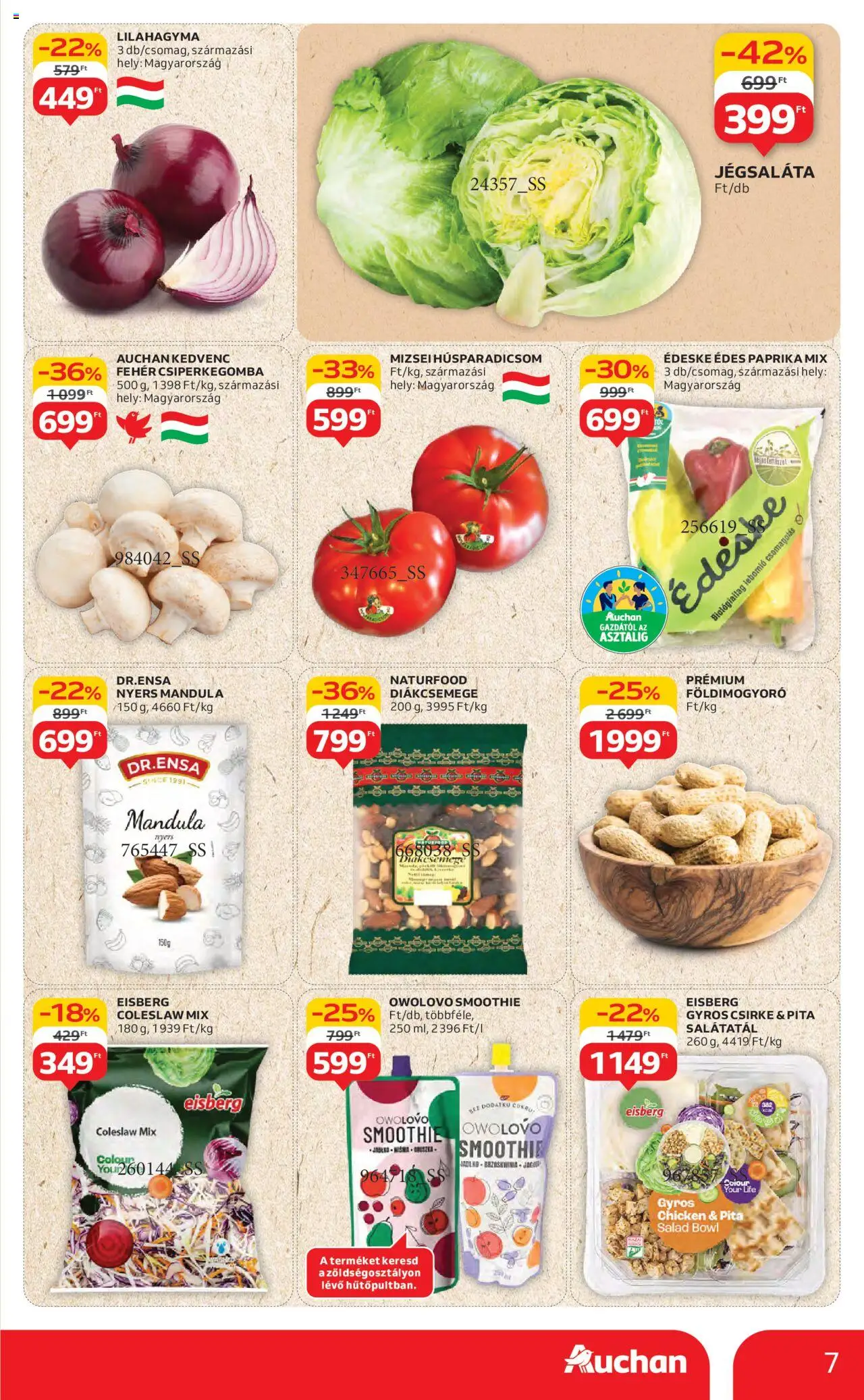 Auchan Akciós újság - 7oldal - érvényes 2025.07.17.-tól