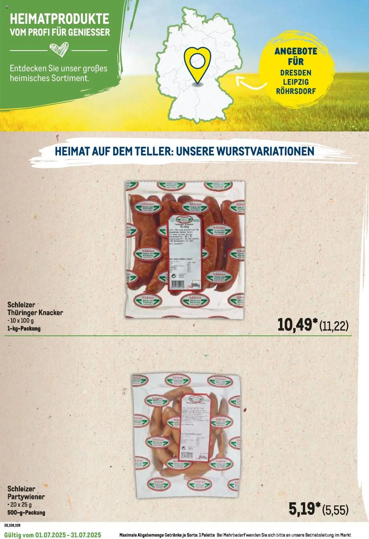 Metro - Regionaler Flyer - Seite 84 - gültig ab 01.07.2025