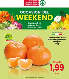 Anteprima Eurospar Weekend catalogo valida dal 18/12/2025
