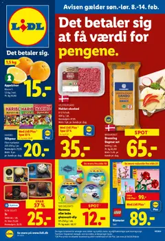 Forhåndsvisning Lidl - Tilbudsavis gyldig fra 08/02/2026