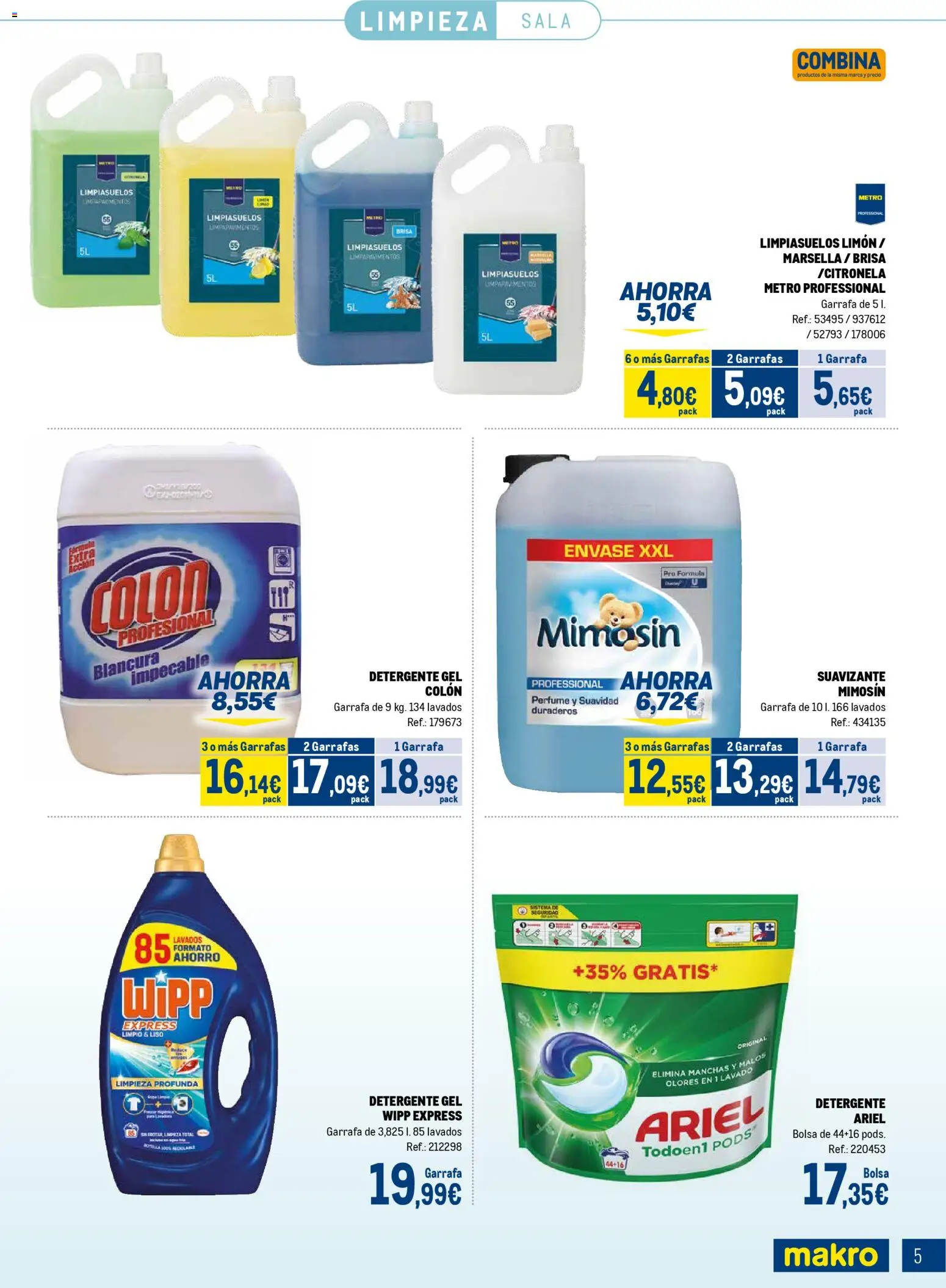 Makro - Suministros hosteleria y limpieza Centro - Página de 5 - Válido desde 04/02/2026