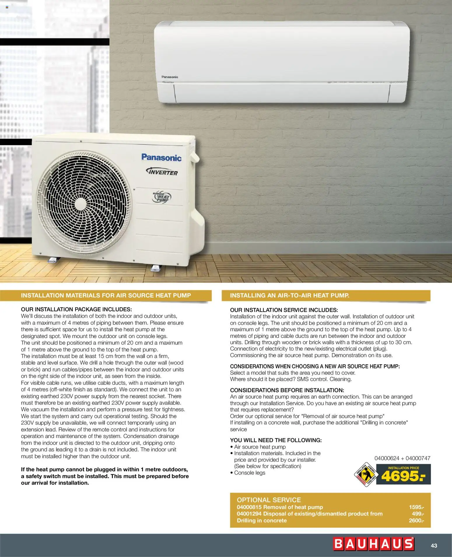 Bauhaus - Installation Service - ENGLISH - page 43- valid from 01/01/2026