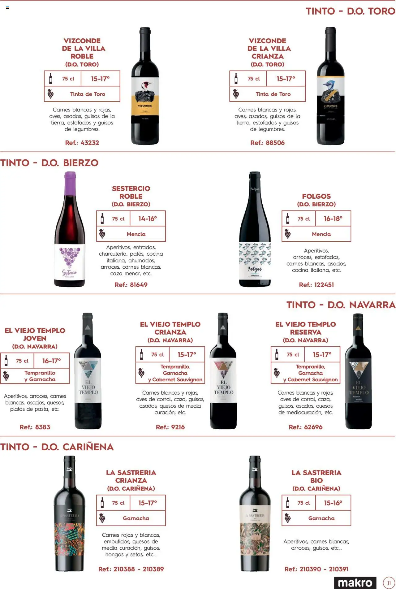 Makro Guia de vinos - Página de 11 - Válido desde 02/01/2025