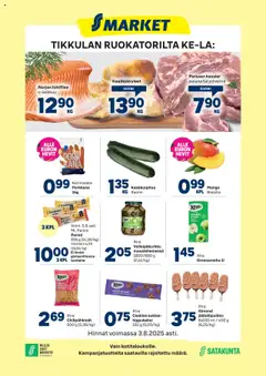 Esikatselu S-market tarjoukset voimassa alkaen 30/07/2025