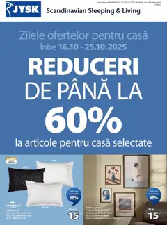 Catalog JYSK valabil de la 16.10.2025