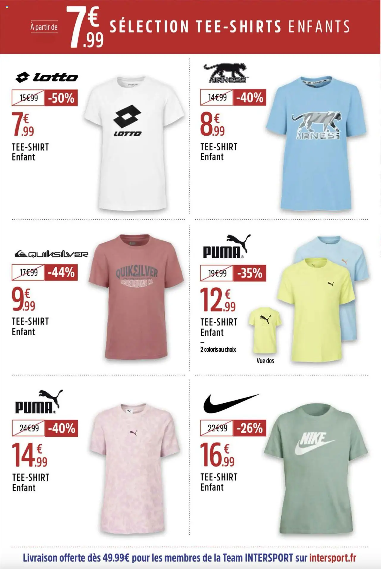 Intersport catalogue les promos de la rentrée - page 2 - valable à partir du 15/07/2025