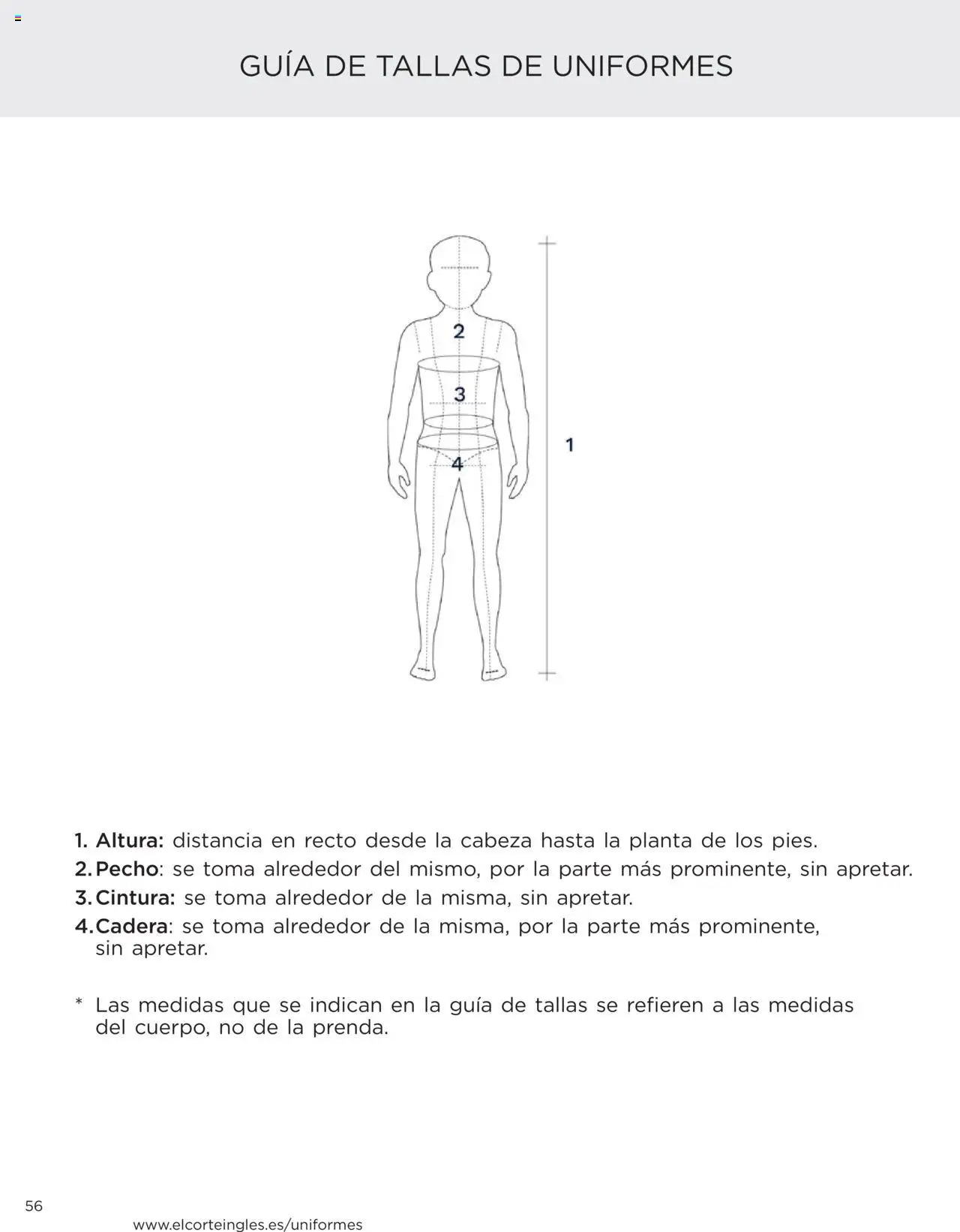 El Corte Inglés Uniformes - Página de 56 - Válido desde 22/04/2025