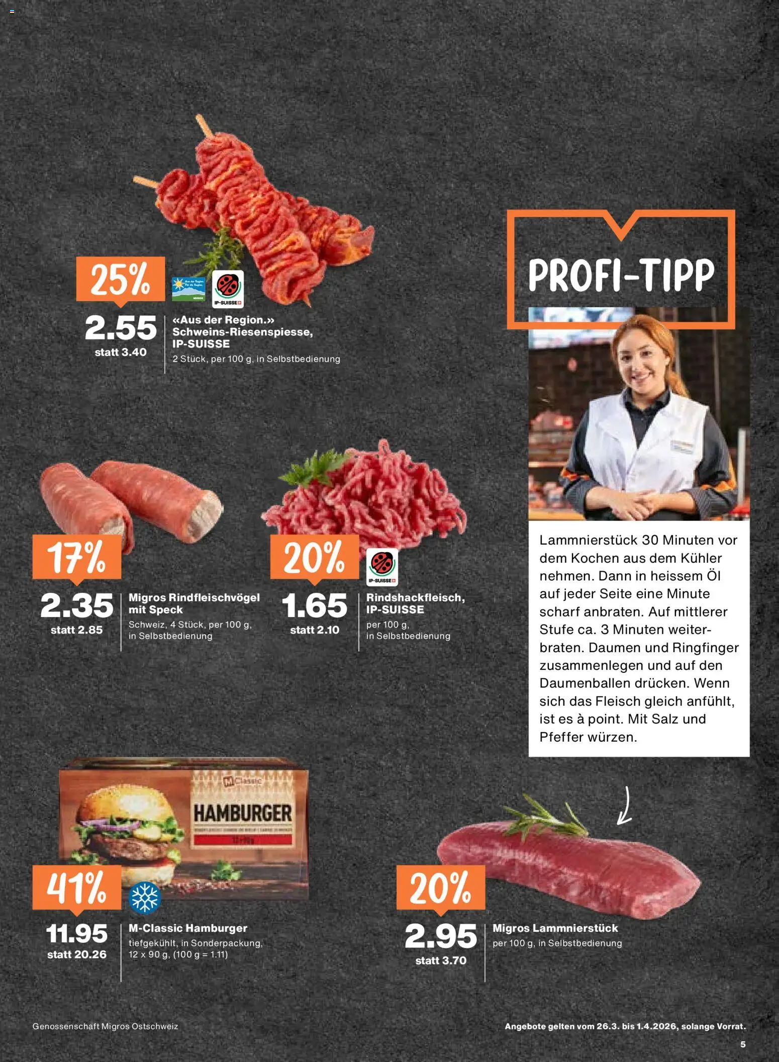 Migros aktionen - page 5- valid from 26.03.2026