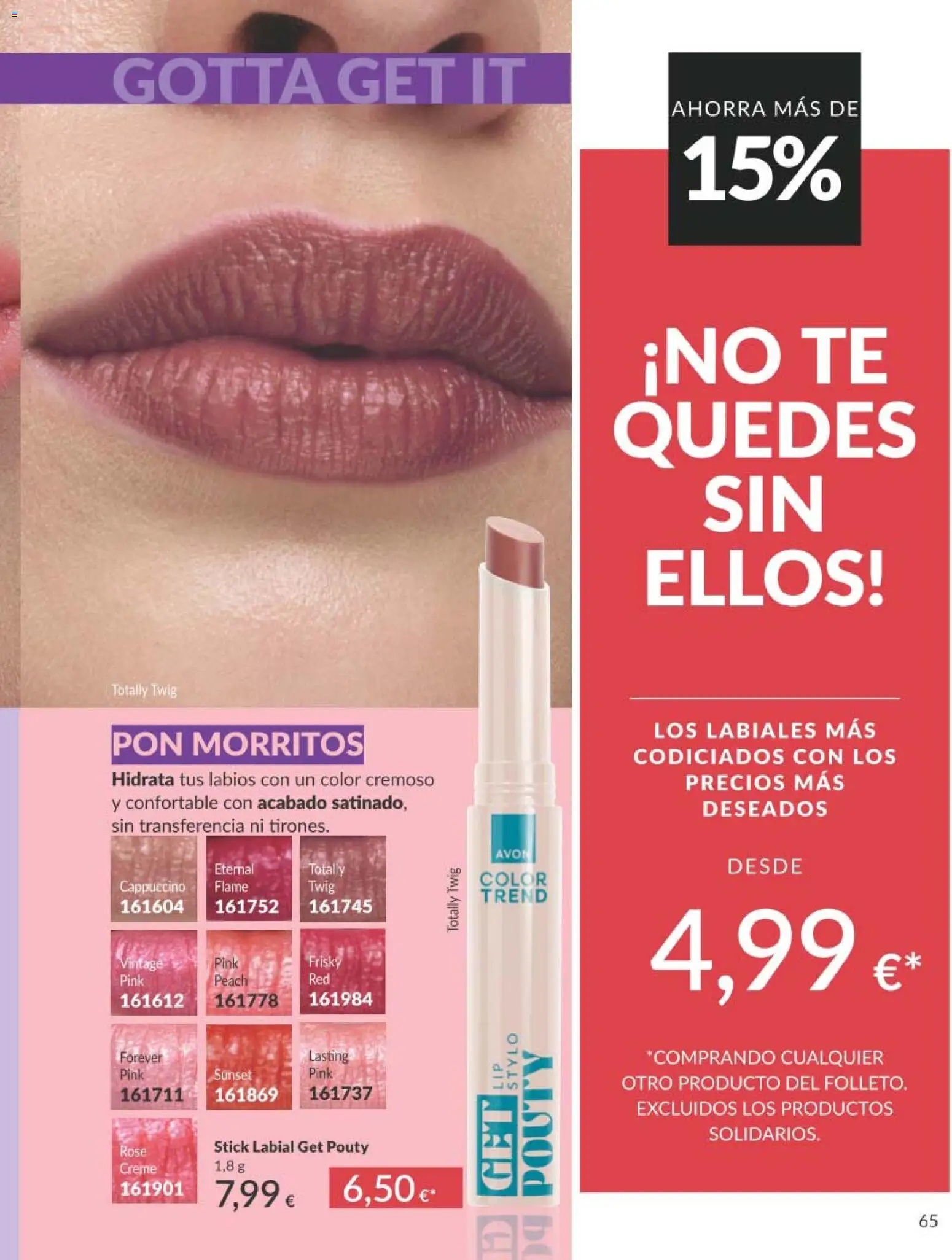 Catálogo AVON campaña 4 - Página de 65 - Válido desde 01/04/2026