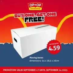 OP is OP - Folder geldig vanaf 17-09-2025