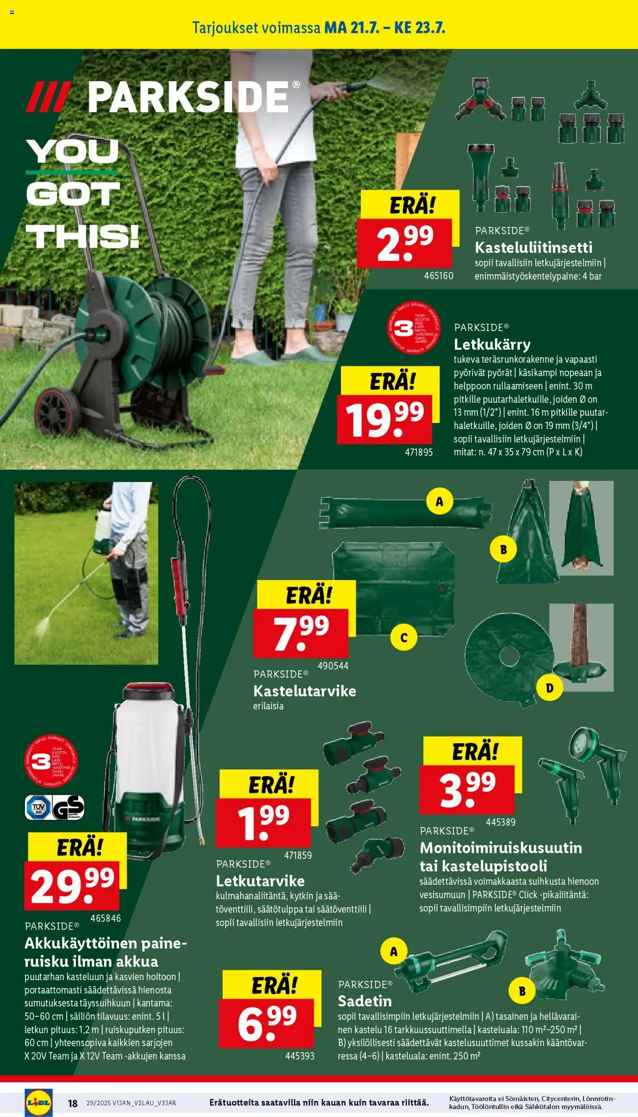 Lidl tarjoukset - sivu 22- voimassa alkaen 17/07/2025