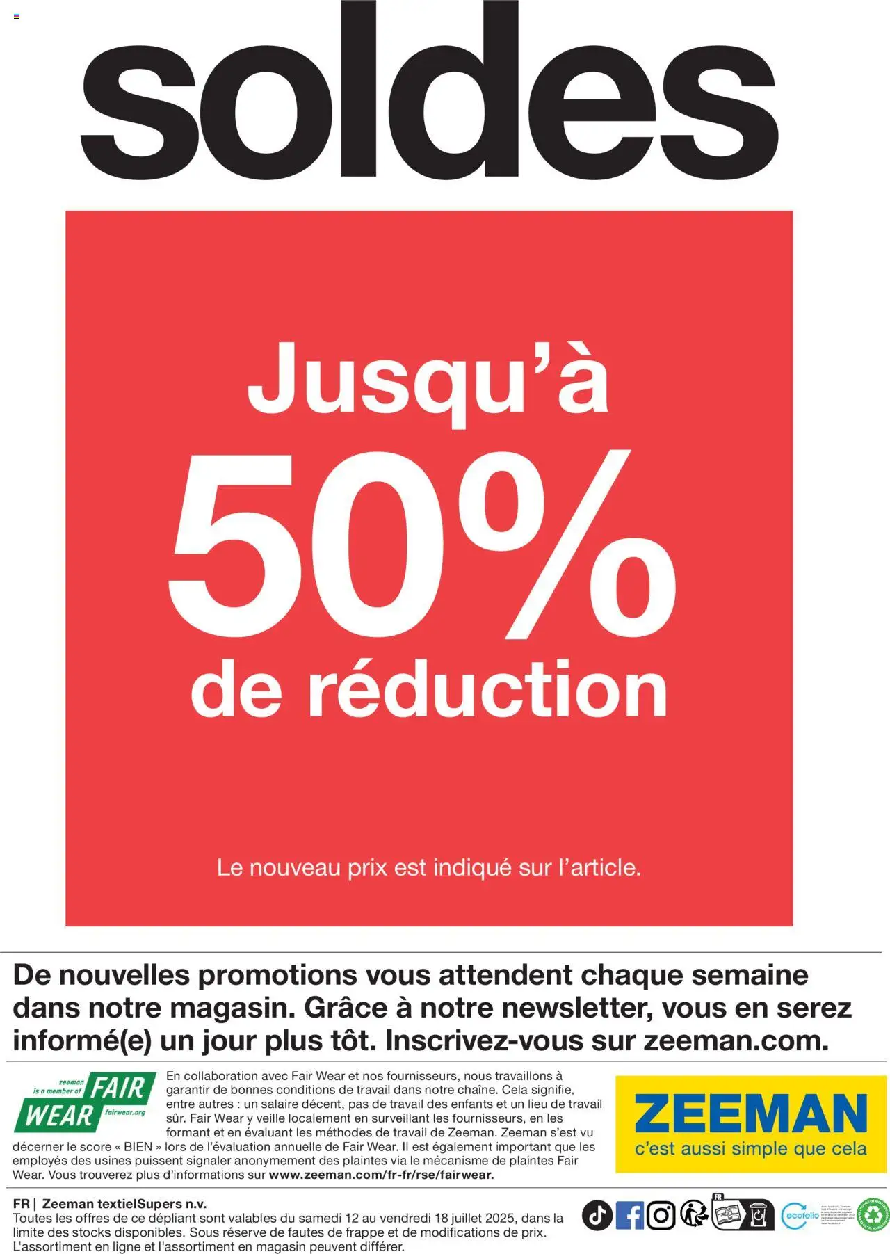 Zeeman catalogue Été - page 9 - valable à partir du 12/07/2025