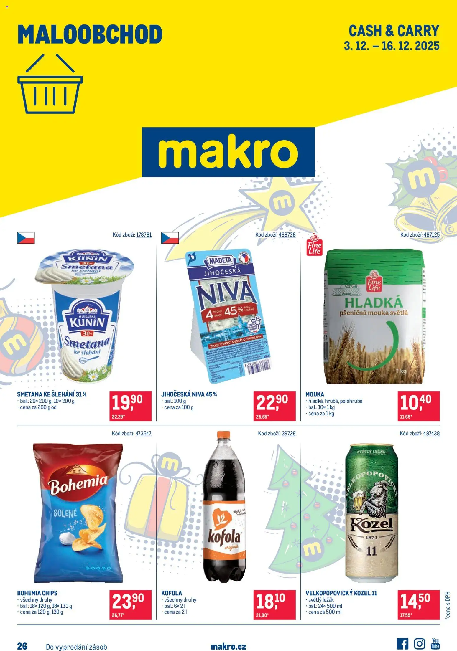 Makro leták - Maloobchod - strana 1- platný od 03.12.2025