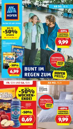 Vorschau Hofer Flugblatt gültig ab 12.09.2025