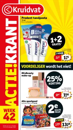 Kruidvat - Folder week 42 geldig vanaf 14-10-2025