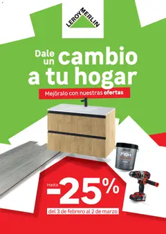 Vista previa del folleto Leroy Merlin catálogo válido desde 03/02/2026