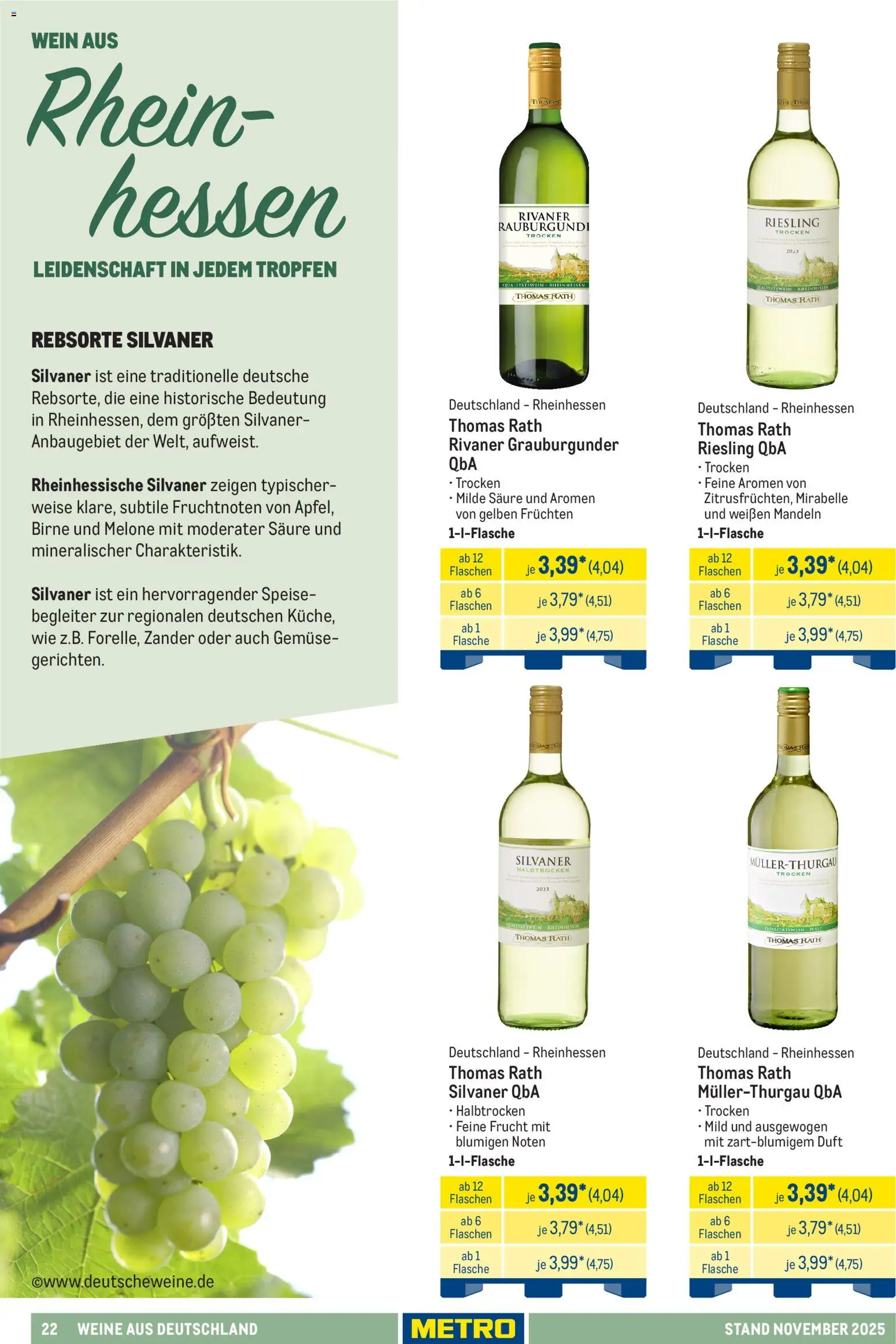 Metro - Hauswein-Katalog - Seite 22 - gültig ab 12.11.2025