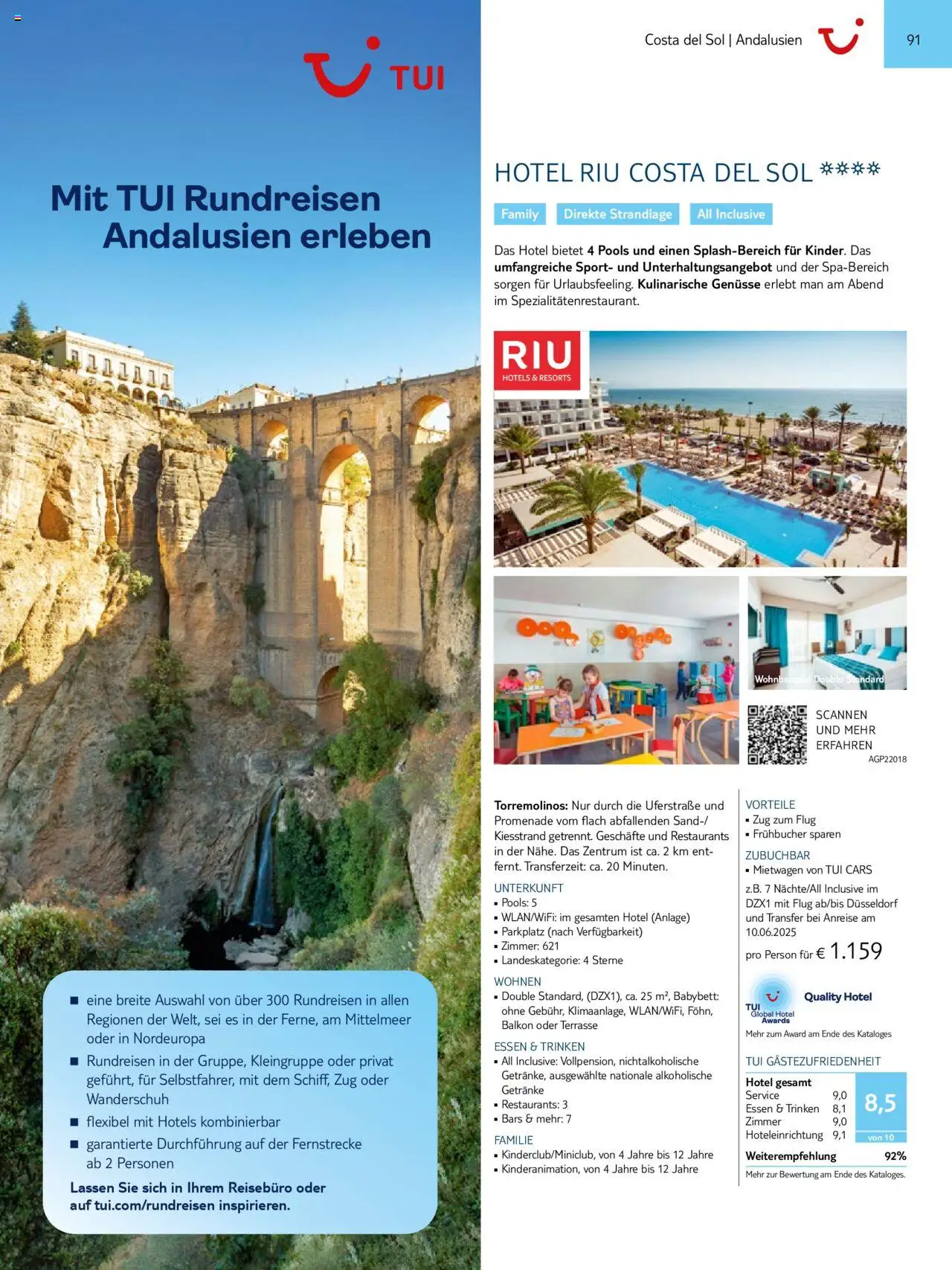 TUI  Südeuropa & Nordafrika 2025/26 - Seite 91 - gültig ab 01.01.2025