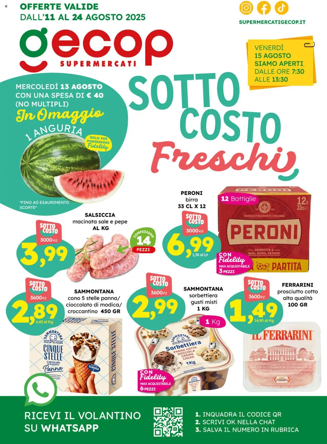 Volantino GECOP	 - pagina 1 - valido dal 11/08/2025