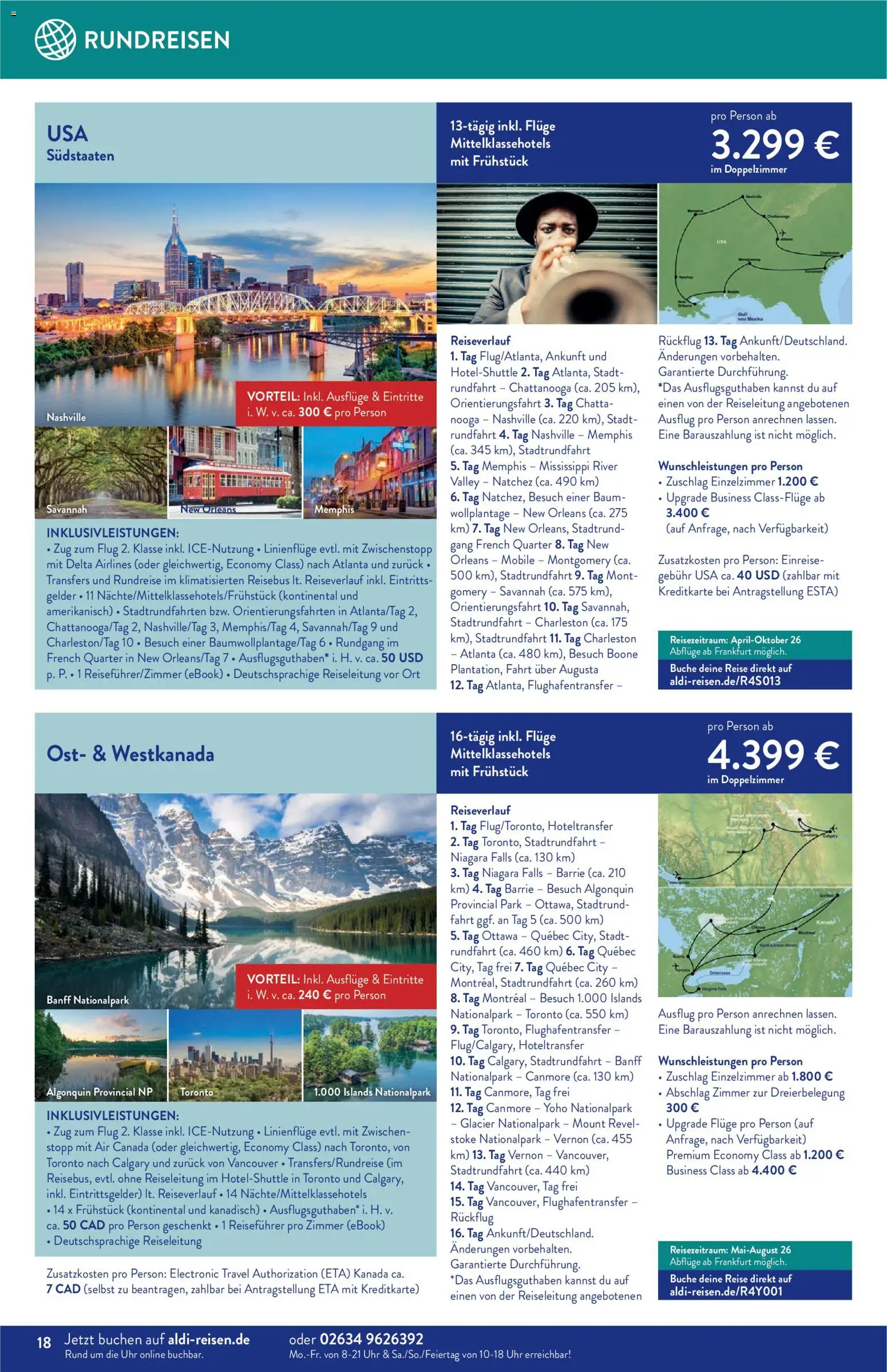 Aldi Reisen Prospekt 	 - Seite 18 - gültig ab 01.03.2026