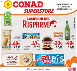 Anteprima Conad Superstore Lombardia catalogo valida dal 10/09/2025